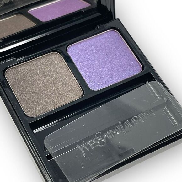 Yves Saint Laurent Ombres Vibration Duo Eye Shadow Duo 17 Purple Gray .12 oz New - Picture 5 of 5